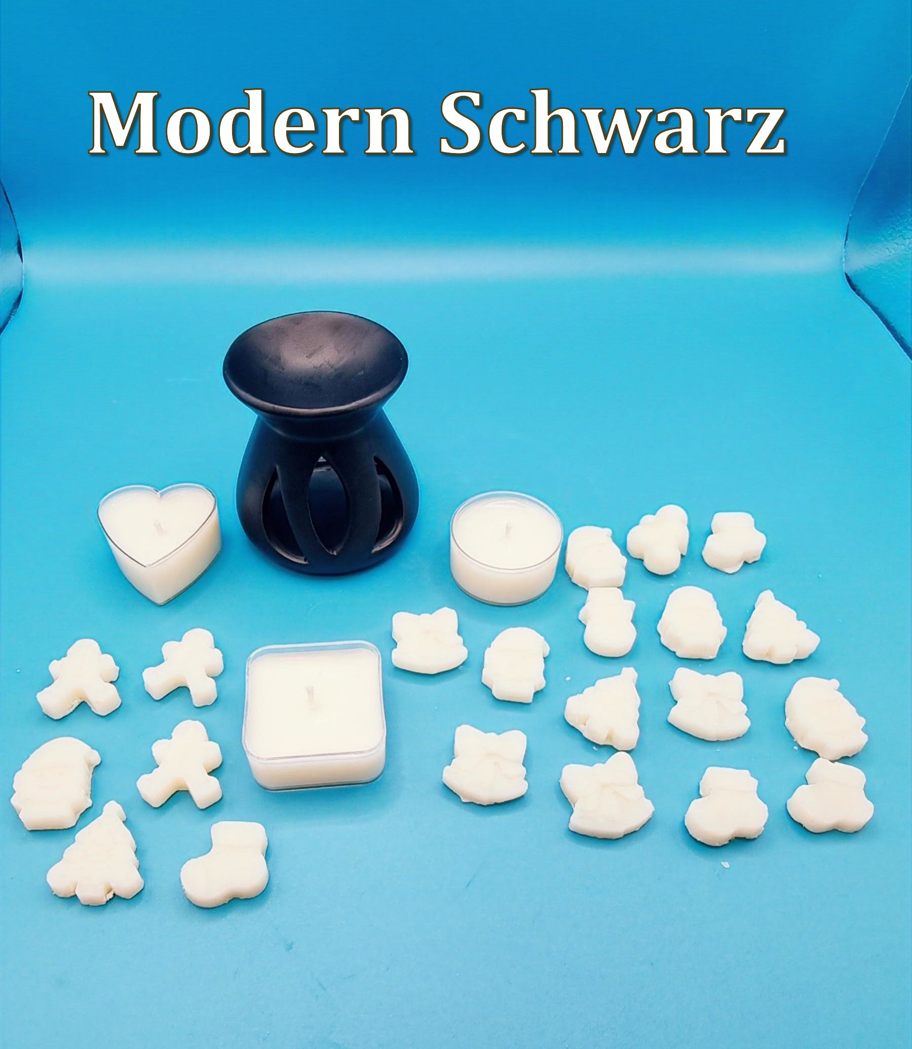 Duftwachs Geschenkset mit Keramik-Wachsbrenner