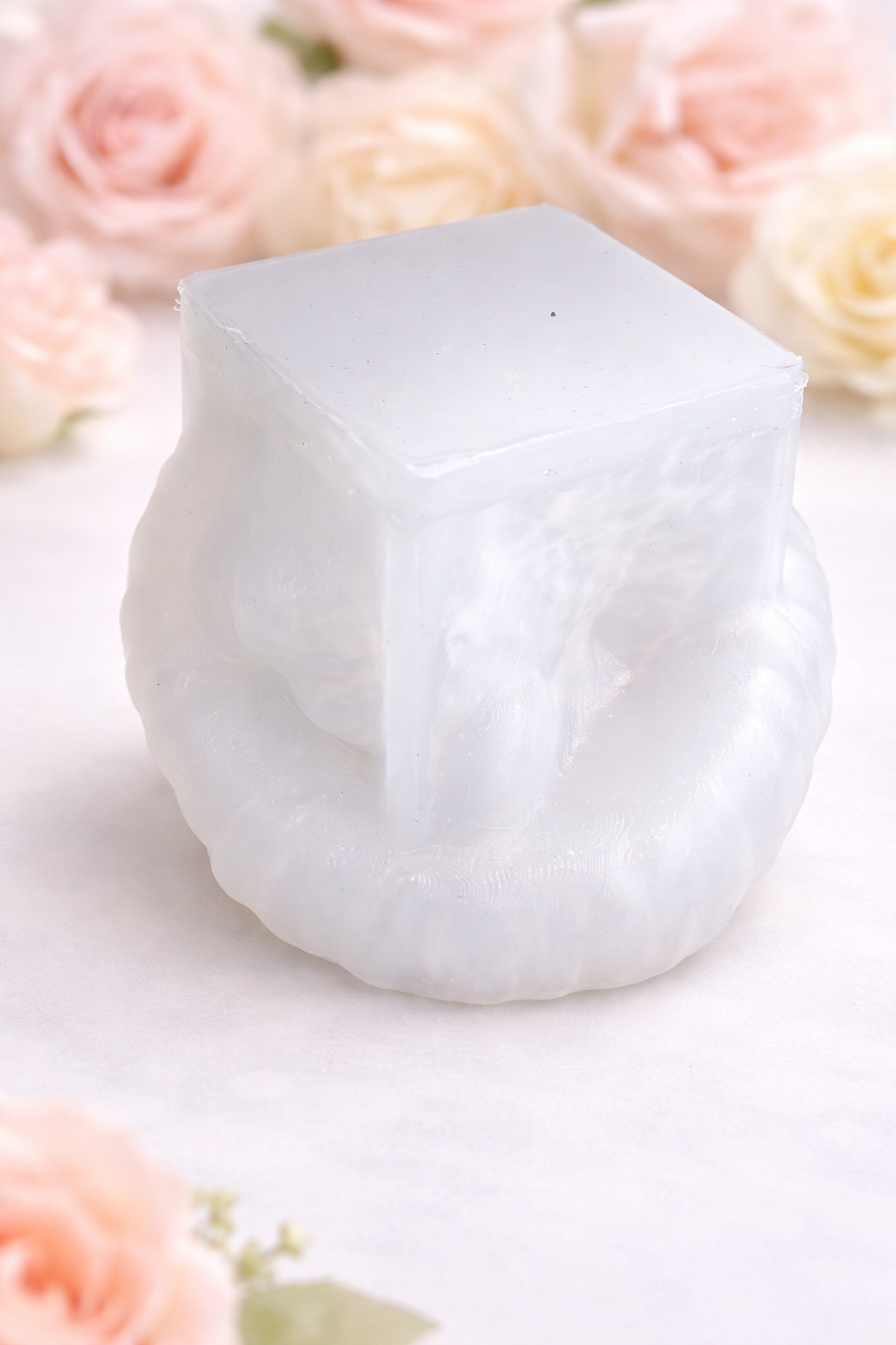 Silikonform sitzender Engel – für Kerzen & DIY Projekte