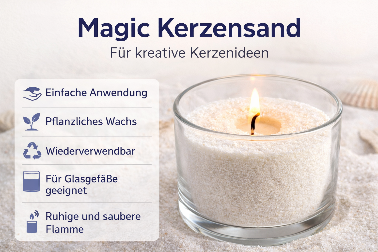 Kristy's Kerzen – Magic Kerzensand