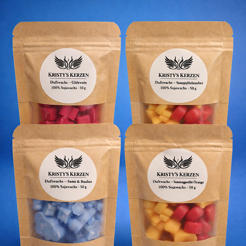 Duftwachs Geschenkset mit Keramik-Wachsbrenner