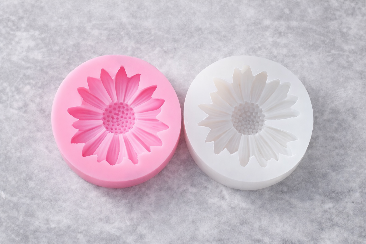 Silikonform Margerite – DIY Blumenform für Kerzen, Seife & Deko